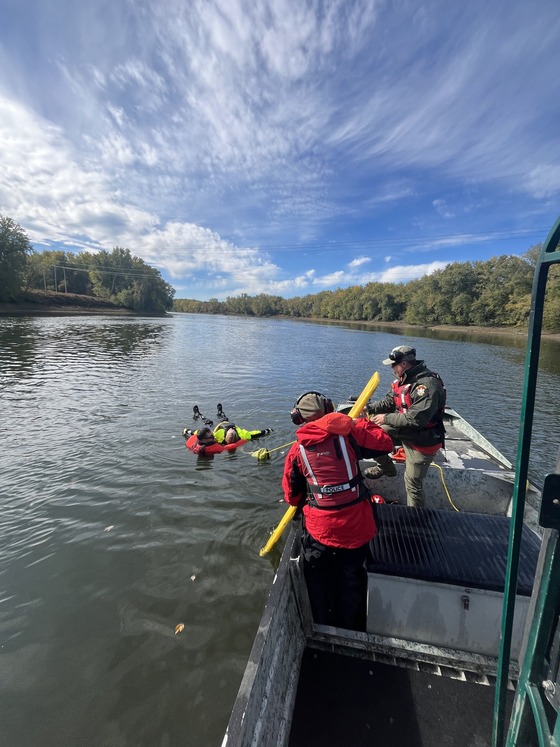 Airboat training on the Susquehanna River