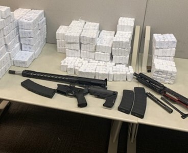 Blockbuster Recovered firearms and fentanyl 