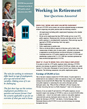 Working in Retirement