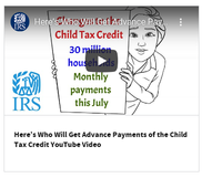 IRS video with eligibility information about the Child Tax Credit