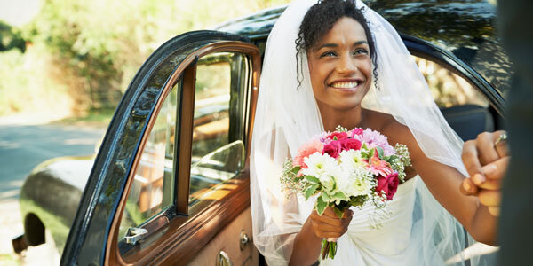 bride on wedding day