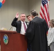 New Councilmembers were sworn into office on Sunday.