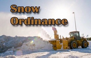 The Town of Fishkill Snow Ordinance is in Effect