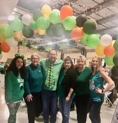 Recreation Staff threw a spirited party for St. Patrick's Day on Thursday.