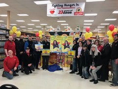 The Partners In Caring event at ShopRite at Tuesday.