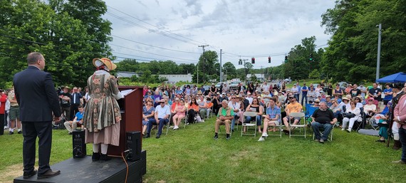 More than 300 residents and guests attended Saturday's statue dedication in honor of Sachem Daniel Nimham.