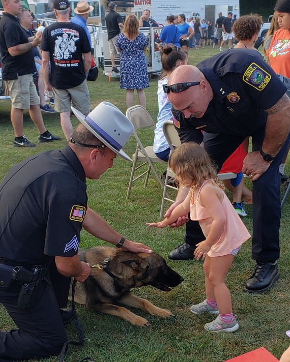 The Town of Fishkill Police Department hosted the Town's first National Night Out event Tuesday at Geering Park.