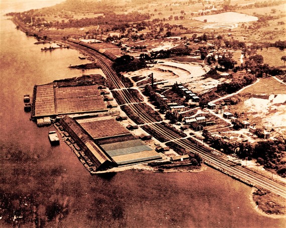 The Fishkill waterfront in the early 20th century.