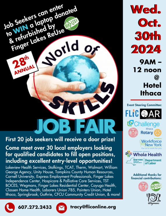 World of Skills Job Fair Flyer