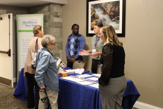 Career Center staff at the World of Skills Job Fair