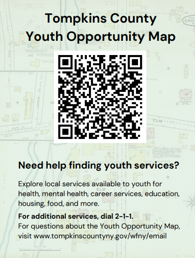 Youth Opportunity Map QR code