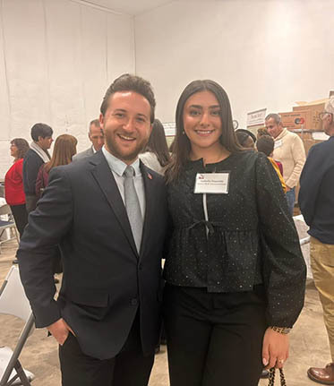 Supervisor Cavaccini with Isabella