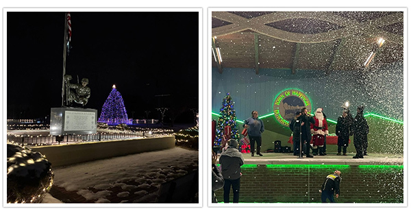 Tree Lighting Collage