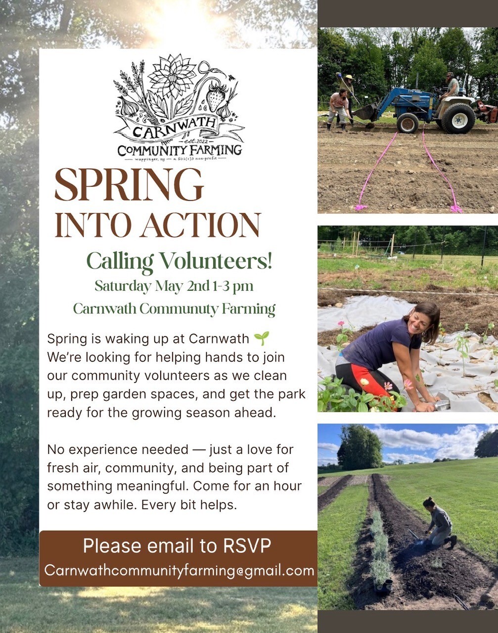 Carnwath Community Farming Flyer