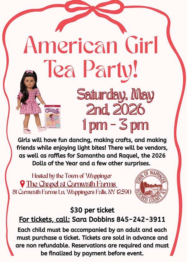 American Girl Doll Tea Party at Carnwath Chapel