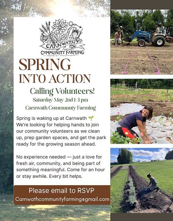 Carnwath Community Farming Volunteer Event