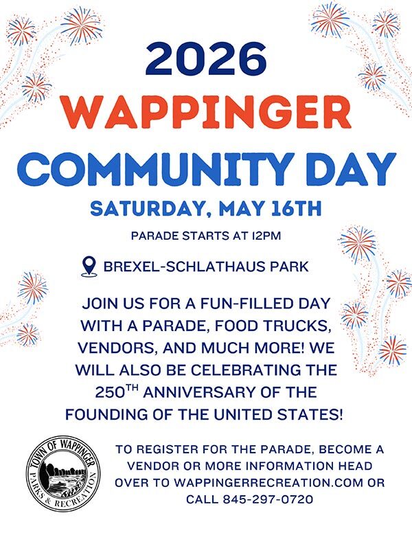 Town of Wappinger Community Day Flyer - May 16, 2026