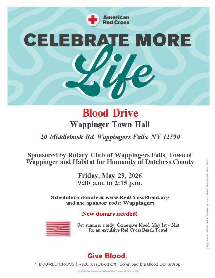 May 29 2026 Blood Driver Flyer