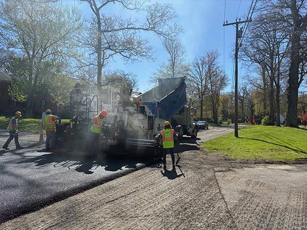 Town of Wappinger Highway Department paving progress