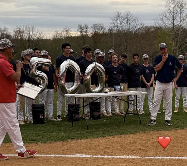 Ketcham Baseball - Coach Mealy 500th win