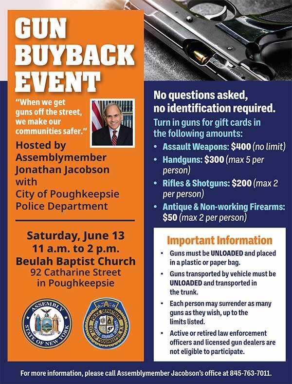 Gun Buyback flyer