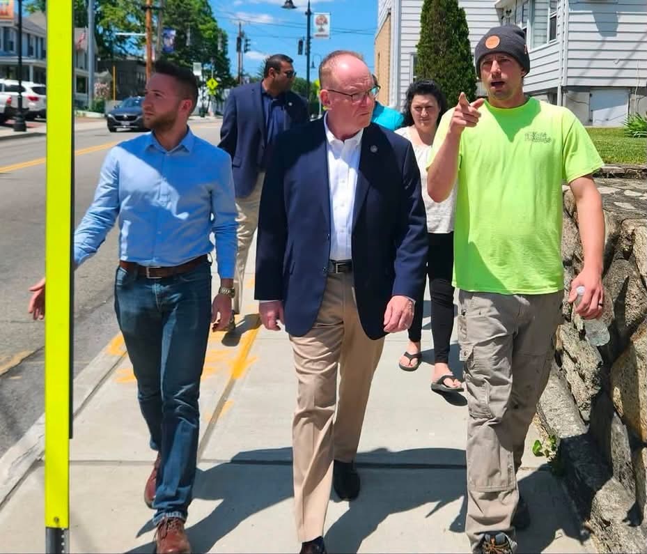 Supervisor Cavaccini with Rob Rolison