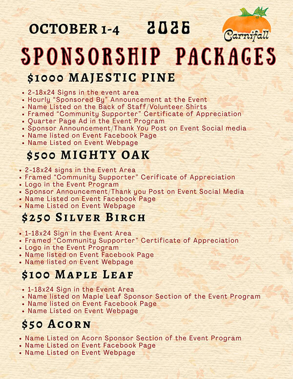 Carnifall Call-for-Sponsors