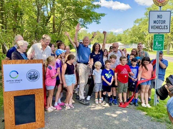 o and w rail trail ribbon cutting