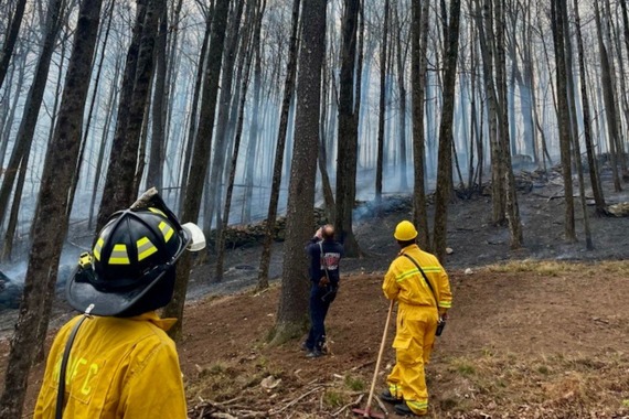 Firefighters in Ulster County