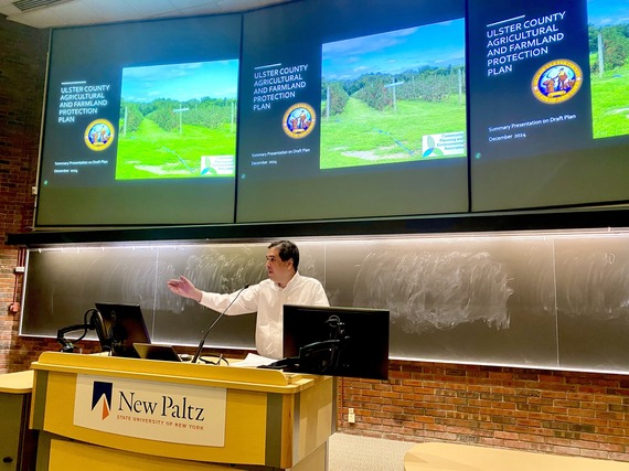 Farmland and Ag plan presentation at SUNY New Paltz