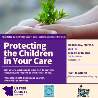Protecting the Children in Your Care Workshop Flyer