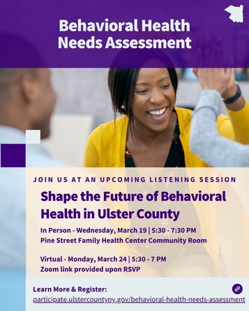 Join Us in Shaping the Future of Behavioral Health in Ulster County 