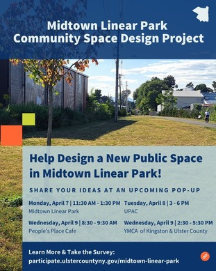 Midtown Linear Park Community Space Design Project flyer