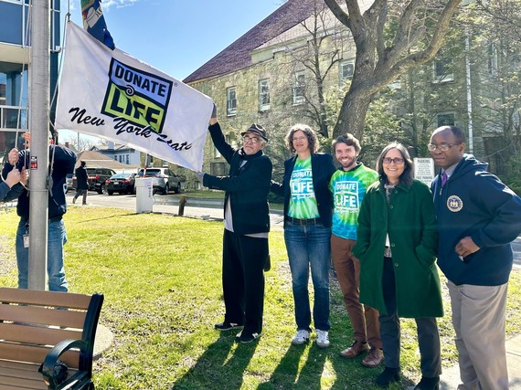 Donate Life Flag Raising