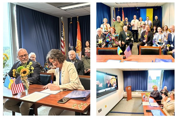 Ukrainian ‘Sister Community’ Signing