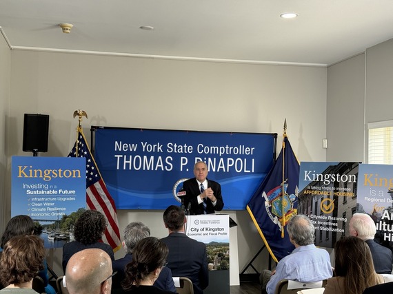 NYS Comptroller Visits Kingston