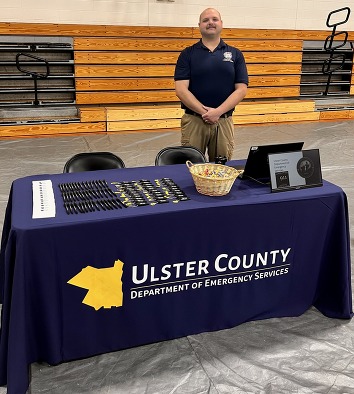 Dept of Emergency Services tabling at High School