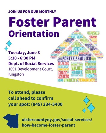 Foster Parent Orientation flyer