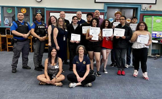 Students Use Art to Educate About Teen-Dating Violence and Human Trafficking