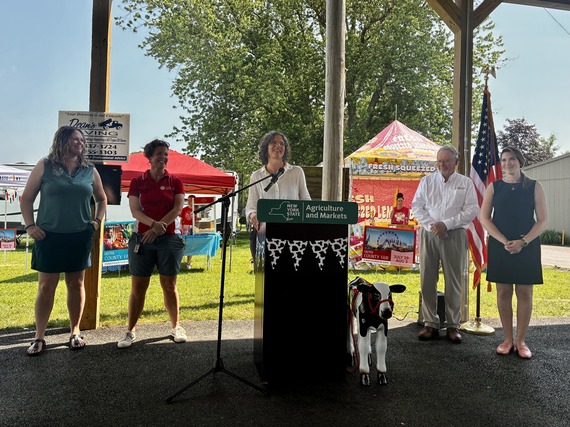  Press Event at Fairgrounds with Commissioner Ball