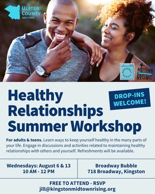Healthy Relationships Summer Workshop Flyer