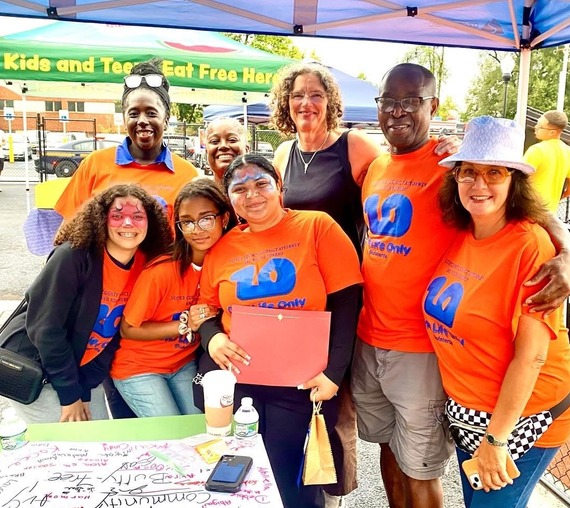 County Executive Metzger with a group at the One Life Only Celebration