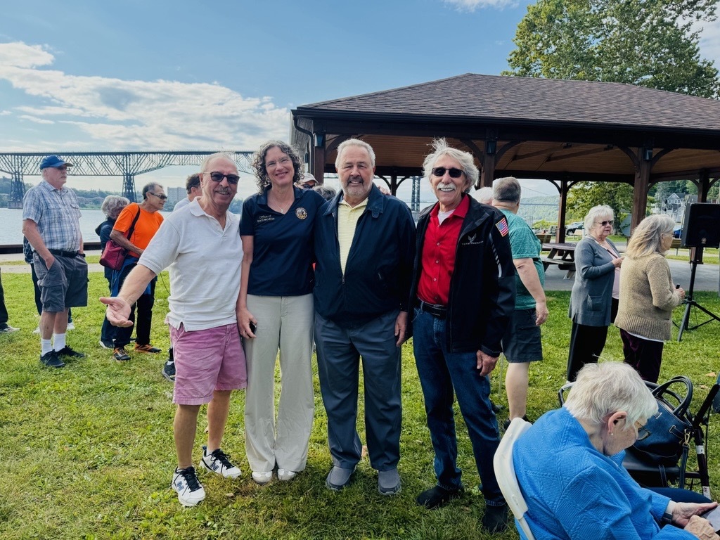 County Executive Metzger at the Town of Lloyd Senior Picnic