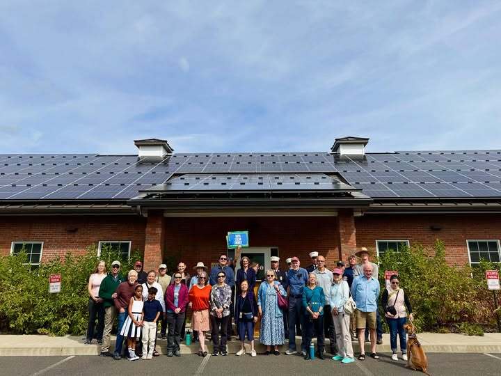 Sun Day Group Photo Outside New Paltz Fire Station