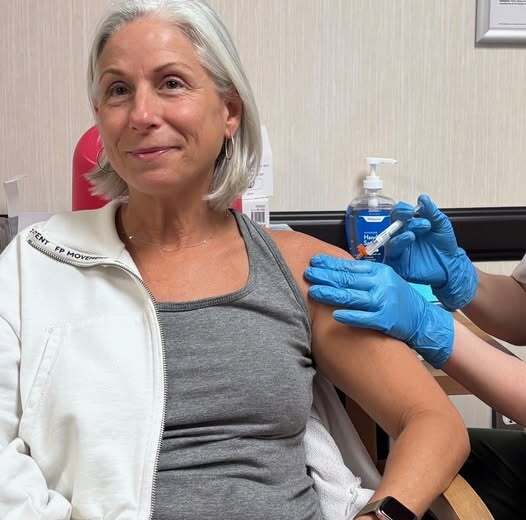 Eve Walters Getting Vaccinated