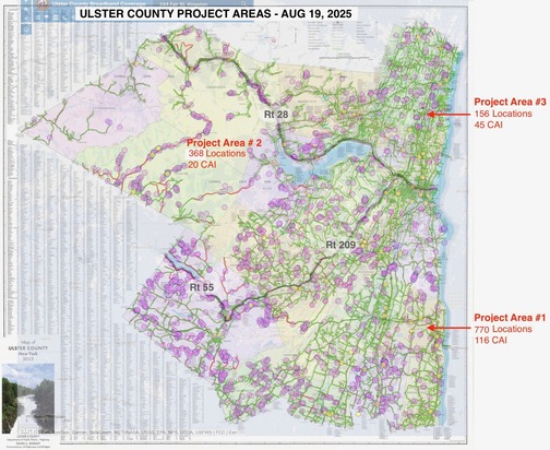 Broadband Map of Ulster County