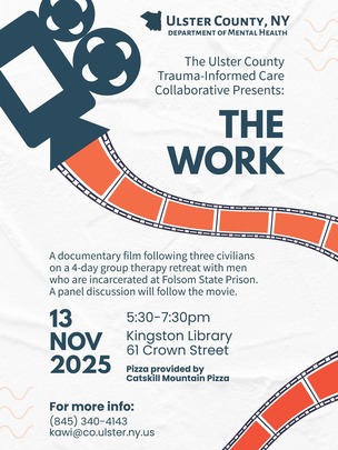 Flyer for "The Work" documentary screening