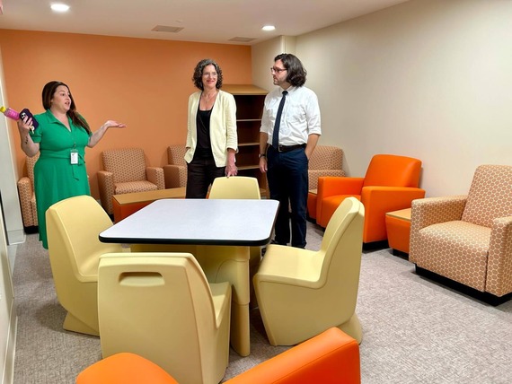 County Executive Metzger and Deputy County Executive James Amenta on a tour of the Crisis Support Center