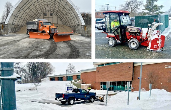 Collage of DPW Vehicles