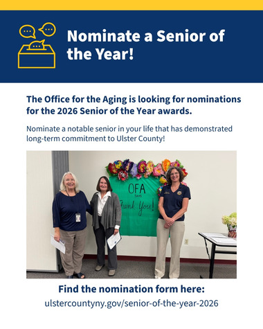 Senior of the Year nomination graphic